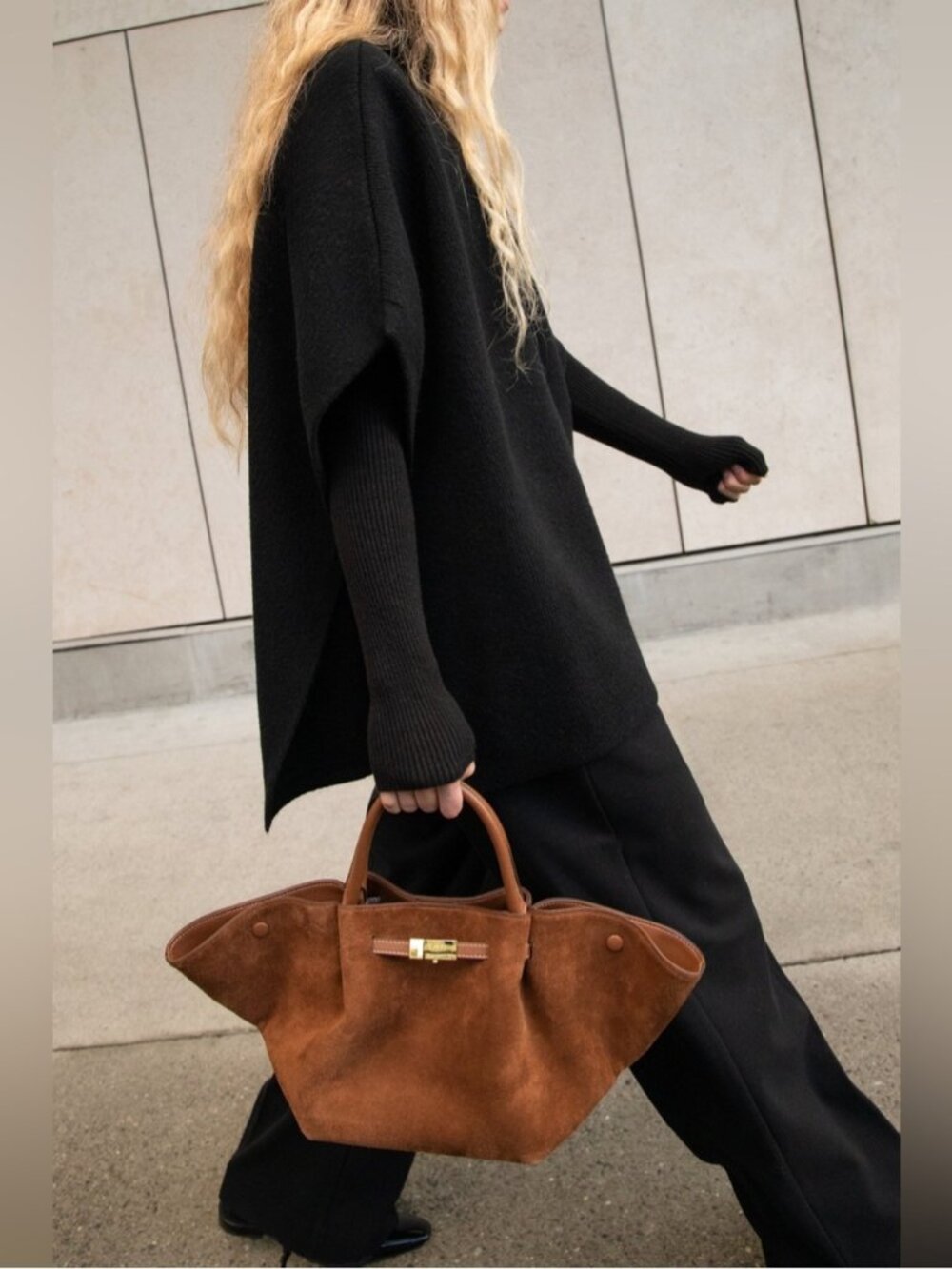 Oak & Fort Turtleneck Cape